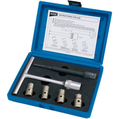 B&Q -  Diesel Injector Seat Cutter Set (6 Piece) 30823