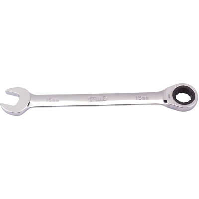 Draper Metric Ratcheting Combination Spanner15mm 31012 from B&Q