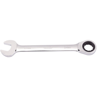 Draper Metric Ratcheting Combination Spanner24mm 31023 from B&Q