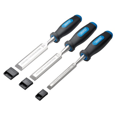 Draper 31306 Soft Grip Bevel Edge Wood Chisel Set (3 Piece) - Image 6
