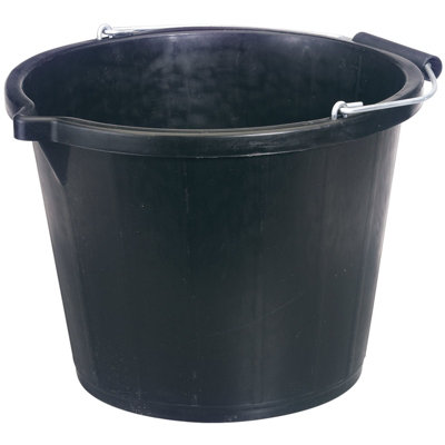 Draper  Bucket14.8LBlack 31687 from B&Q