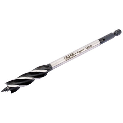 Draper 4 Fluted Auger Bit13 X 165mm 35093 from B&Q