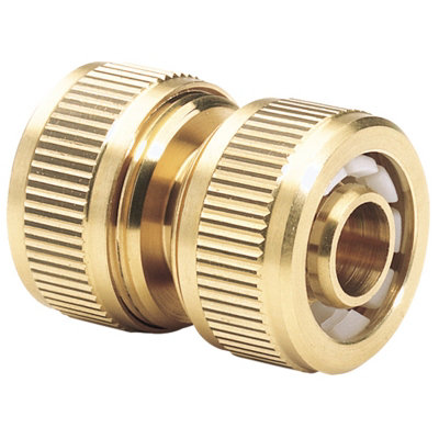 B&Q -  Brass Hose Repair Connector1/2" 36203