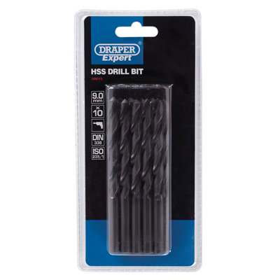 Draper Hss Drill Bit9.0mm (Pack Of 10) 38815 from B&Q