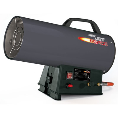 Draper Propane Heater 15Kw 50KbtuCompact Gas Heater For Diy WorkshopsGarages And Small Sites from B&Q