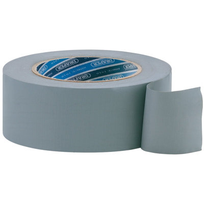 Draper  Duct Tape Roll30M X 50mmGrey 49430 from B&Q