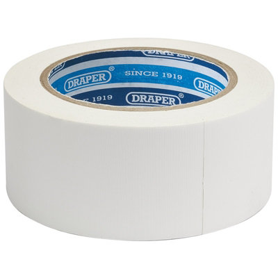 Draper  Duct Tape Roll30M X 50mmWhite 49431 from B&Q