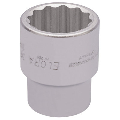 Draper 1.1/2"1" Square Drive Elora Bi-Hexagon Socket 53053 from B&Q
