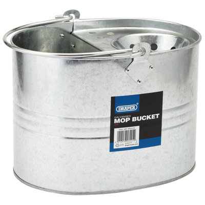 Draper  Galvanised Mop Bucket9L 53245 from B&Q