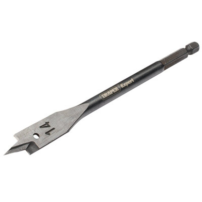 Draper Draper Expert Flat Wood Bit14mm 54555 from B&Q