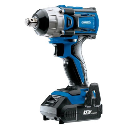 Draper 55343 D20 20V Brushless Impact Wrench 1/2"" Sq Dr 250Nm 2 x 20Ah Batteries - Image 14
