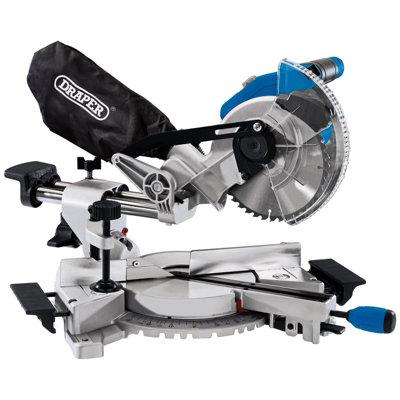 Draper D20 20V Brushless Sliding Compound Mitre Saw, 185Mm (Sold Bare) 55588