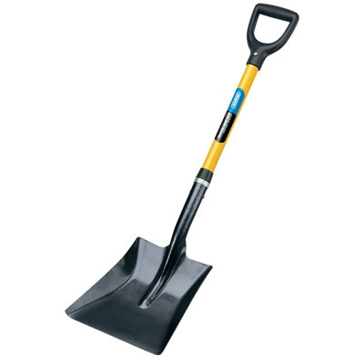 Draper  Fibreglass Shafted Square Mouth Builders Shovel 57567 from B&Q