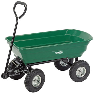 Draper 58553 Garden Tipping Trolley Cart, 75L88631 - Image 5