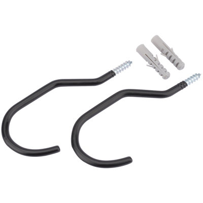 Draper Bicycle Storage Hooks (2 Piece) 59243 from B&Q