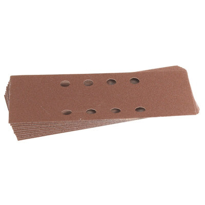 Draper 232 X 92mm 60 Grit Aluminium Oxide Sanding Sheets For 63128 Random Orbit Sander (Pack Of 10) 63630 from B&Q