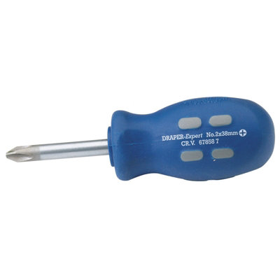 Draper Cross Slot Mechanic's Screwdriver38mmNo.2 (Sold Loose) 67858 from B&Q