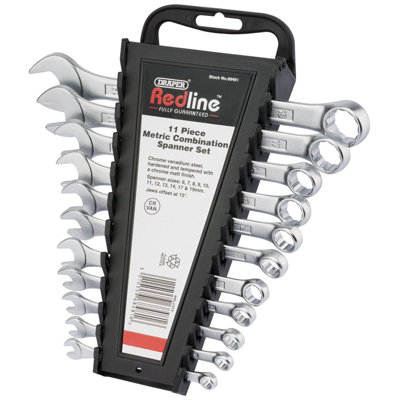 Draper Metric Combination Spanner Set (11 Piece) 68481 from B&Q