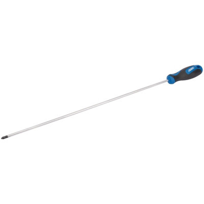 Draper Extra Long Reach Soft Grip Pz Type ScrewdriverNo.2 X 450mm 69472 from B&Q