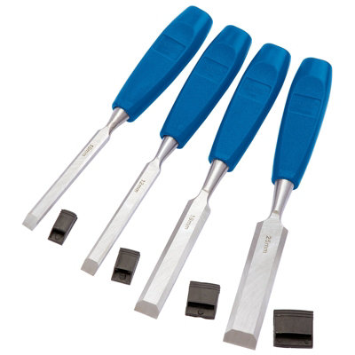 Draper Bevel Edge Wood Chisel Set (4 Piece) 69619 from B&Q