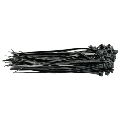 Draper Cable Ties3.6 X 150mmBlack Pack Of 100 70391 from B&Q