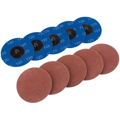 B&Q -   Aluminium Oxide Sanding Discs75mm120 Grit (Pack Of 10) 75617
