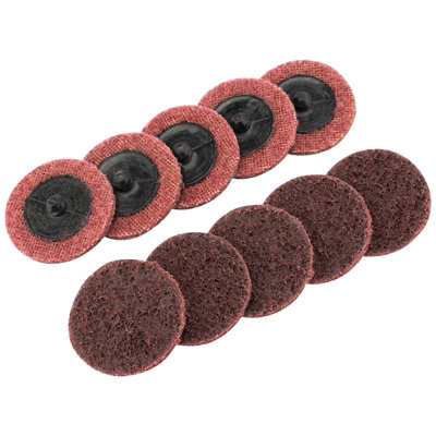 Draper  Polycarbide Abrasive Pads50mmMedium (Pack Of 10) 75623 from B&Q