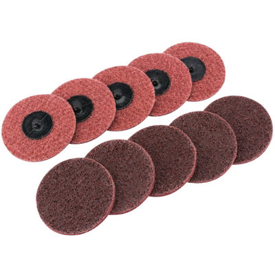 Draper  Polycarbide Abrasive Pads75mmMedium (Pack Of 10) 75627 from B&Q