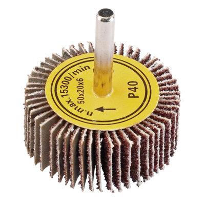 Draper  Abrasive Flap Wheel50 X 20mm40 Grit 76456 from B&Q