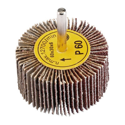 Draper  Abrasive Flap Wheel60 X 30mm60 Grit 76465 from B&Q