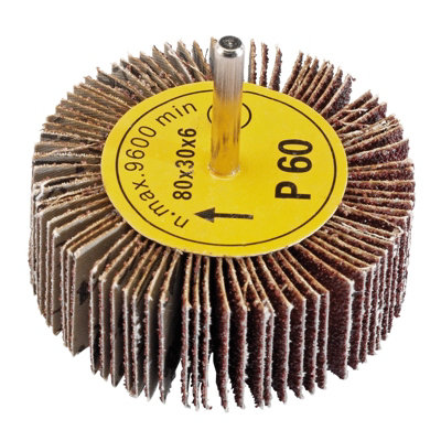 Draper  Abrasive Flap Wheel80 X 30mm60 Grit 76468 from B&Q