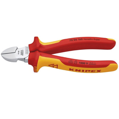 Draper Knipex 70 06 160 Vde Diagonal Cutter,160mm 81262 from B&Q