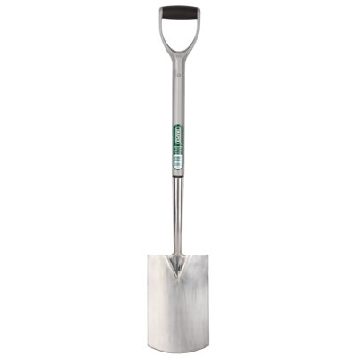 Draper  Stainless Steel Soft Grip Garden Spade 83756 from B&Q