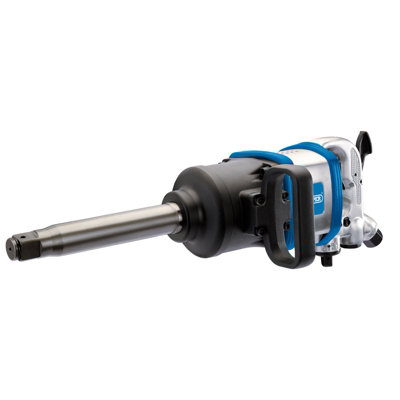 Draper 1" Sq Dr Air Impact Wrench Pinless Hammer With Ergonomic Soft Grip Side Handle Three Speed Reversible Motor from B&Q