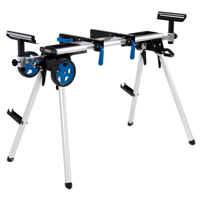 Draper Universal Mobile Extending Mitre Saw Stand Lightweight Steel Aluminium 150Kg from B&Q