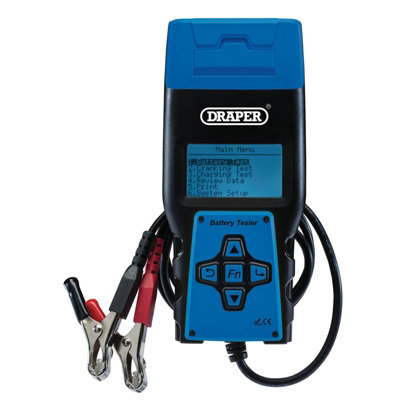 Draper  Battery Tester With Printer 92445 from B&Q