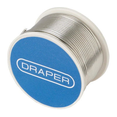 Draper Lead Free Flux Cored Solder 1.2mm 100G Rosin Core Tin Copper Silver from B&Q