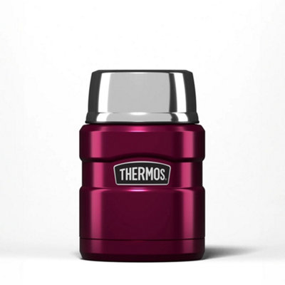 Thermos Stainless Steel King Food Flask 470Ml Raspberry from B&Q