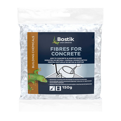 B&Q -  White Concrete Fibres Bag 150G