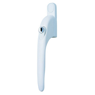 Yale White Upvc Window Handle (L)170mm from B&Q