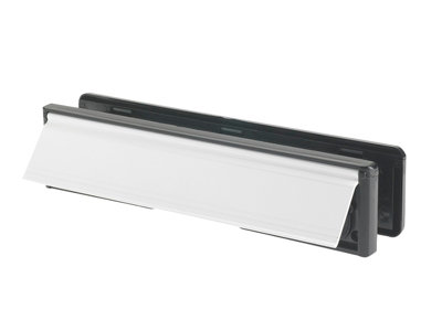 Yale Locks Ylp44-06/03-Cp Letter Plate White (Visi-Packed) 300mm (12In) Yallp440603C from B&Q