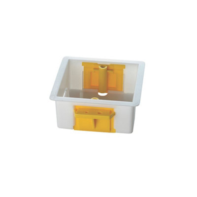 Appleby Plastic 1-Gang 35mm Single Pattress BoxPack Of 5 from B&Q
