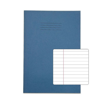 Rhino Exercise Book 8mm Ruled A4 Plus Light Blue (Pack Of 50) from B&Q