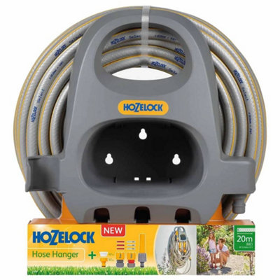 B&Q -  Hose Hanger With Hose And Starter Set 20 M