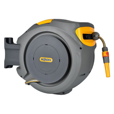 Hozelock Auto-Reel Wall-Mounted Hose Reel & Hose (L)30M
