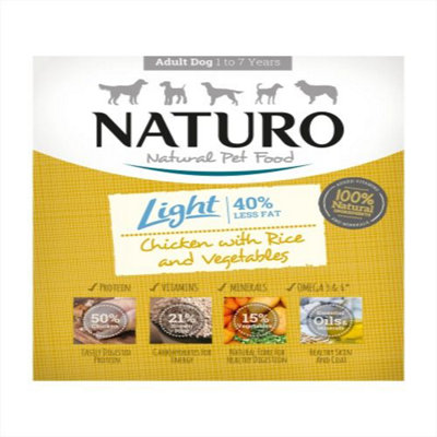 Naturo Light Chicken & Rice With Veg Tray 400G (Pack Of 7) from B&Q