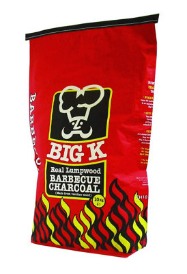 Big Bbq Big K Bbq Lumpwood Charcoal 10Kg from B&Q