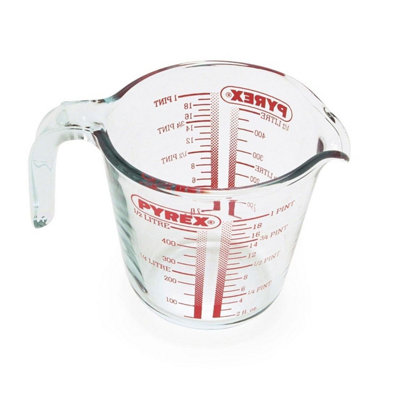 Pyrex Mini Glass Measuring Jug 0.5L 500Ml Classic Kitchen Prep Measurement Jug from B&Q