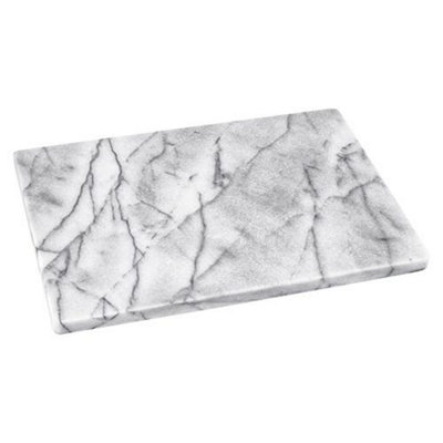 Judge White Marble Oblong Platter 30 X 20Cm from B&Q