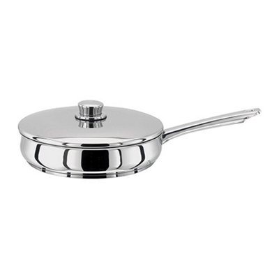 Stellar 1000 Stainless Steel Saute Pan 24Cm from B&Q